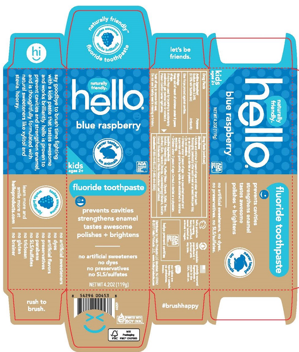Blue Raspberry Fluoride Sodium fluoride (Hello Blue Raspberry - SLS Free) Drug Information ...