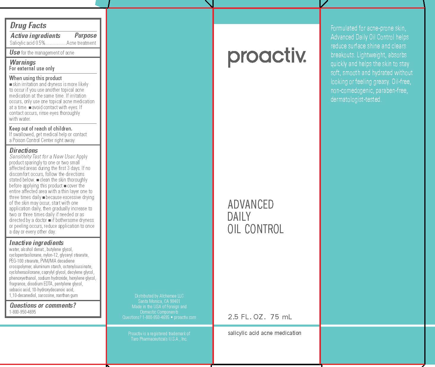 Proactive Central SALICYLIC ACID (Proactiv Advanced Daily Oil Control) Drug Information ...