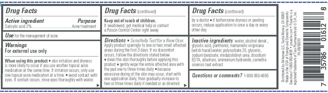 Proactive Central salicylic acid (Proactiv CLEAR ZONE BODY PADS) Drug Information ...