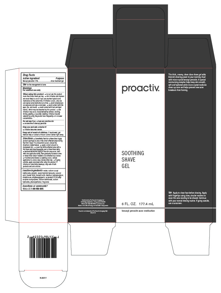 Proactive Central BENZOYL PEROXIDE (Proactiv Soothing Shave Gel) Drug Information ...