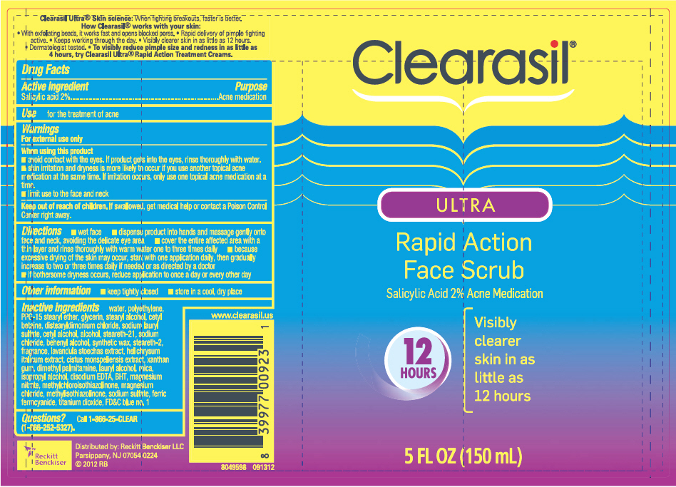 Salicylic Acid (Clearasil Ultra Rapid Action Face Scrub) Drug ...